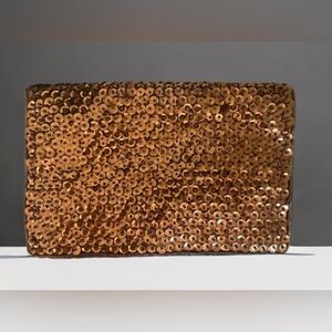 Vintage Walborg Bronze Sequined Evening Bag